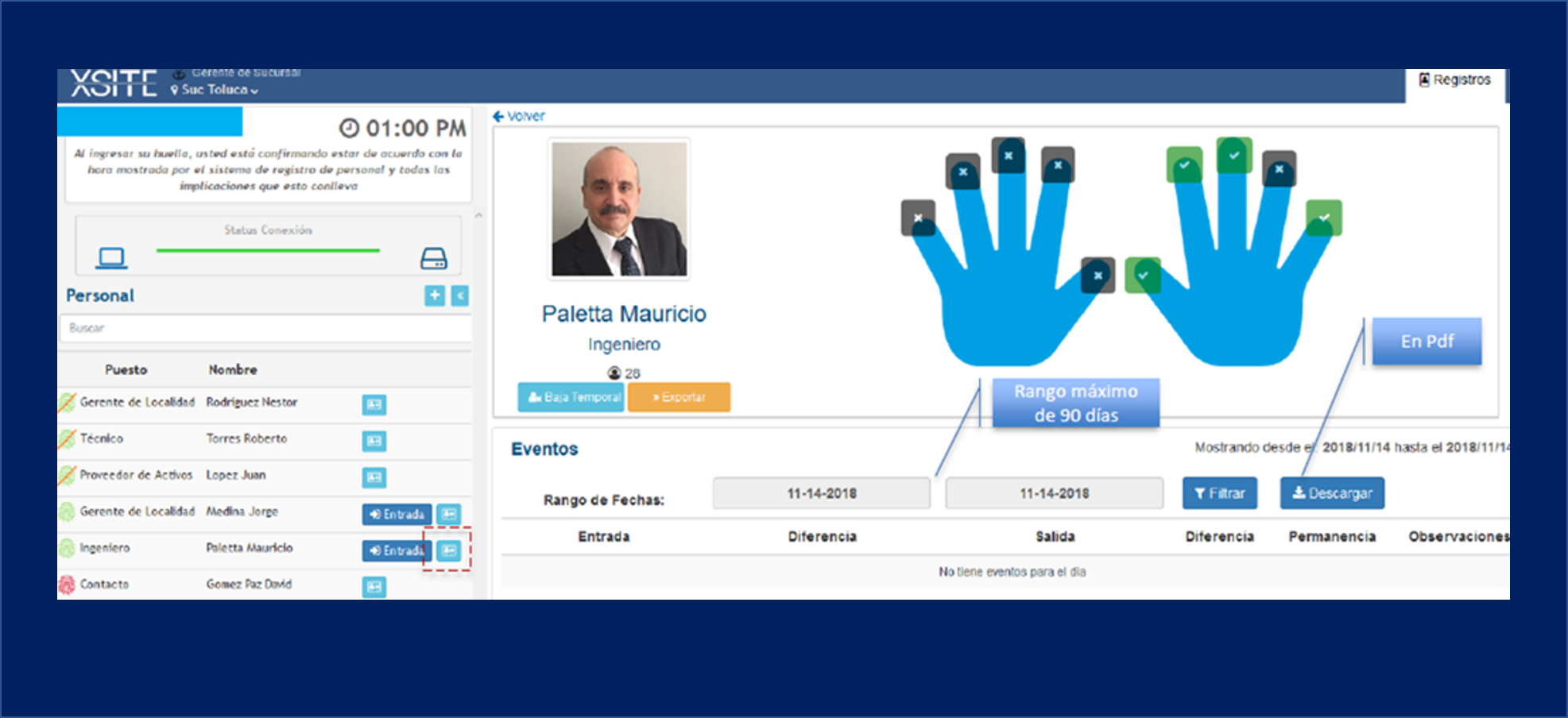 XPECTRA comercializa su solución XSITE Time Attendance en citiBanamex